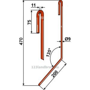 Etterharvetind - 470mm - Venstre - Reformwerke