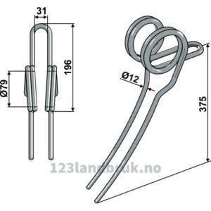 Etterharvetind - 375mm - Great Plains, Kverneland, Simba