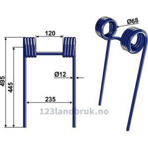 Etterharvetind - 495mm - Farmet