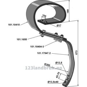 Harvetind GOLIATH - 673mm - Köckerling Vario