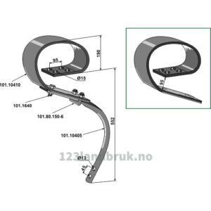 Tind David system - 552mm
