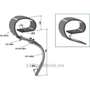 Tind David system - 552mm