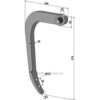 Harvetand 490mm - Otma
