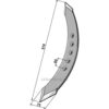 Kultivator Spiss Skjær - 510x75x10mm - Massey Ferguson