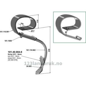 Vibroflex - 570mm - Kongskilde