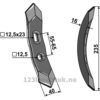Kultivator Spiss UniPress - 235x16mm - Great Plains, Simba