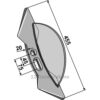 Stubbspiss 455x135x20mm - 135mm