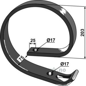 Overdel - 65x13mm - Kongskilde