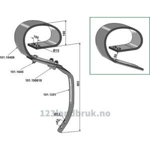 Tind David system - 655mm