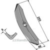 Kultivetor Spiss - 255x46x8mm