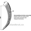 Kultivetor Spiss Skjær hard metal faced - 490mm - Venstre - Väderstad