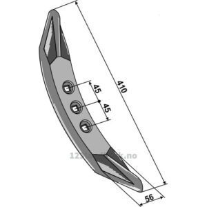Kultivator Spiss - 410x56x19mm