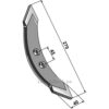 Kultivator Spiss - 270x40x16mm