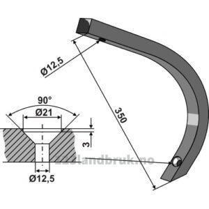 Tind - 350mm - Farmet Kompaktomat