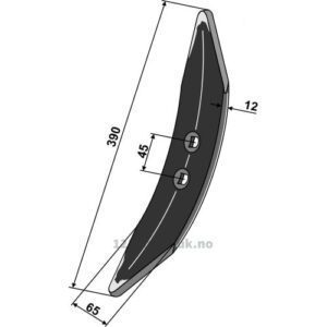 Kultivetor Spiss - 390x65x12mm