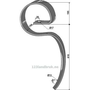Harvetind 80x12 Mammuth - 610mm