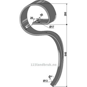 Harvetind 90x13 Atlas - 640mm