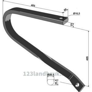 Arm for skål - 405mm - Høyre