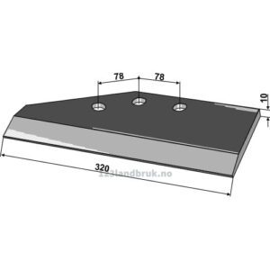 Vingeskjær Gammel modell - 320mm - Venstre - Frost, Kverneland