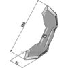 Kultivetor Spiss - 260x95x8mm