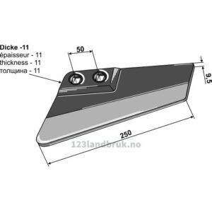 Vingeskjær - 250mm - Venstre - Köckerling, Rau, Vogel u. Noot