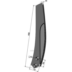 Ledeskinne / Fører - 440mm - Venstre