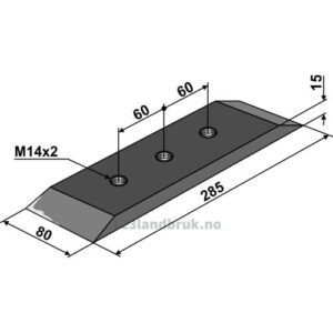 Skjær - 285mm - Lemken Melior