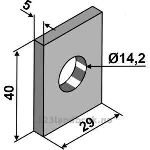 Shims Ø14,2 - Gaspardo, Maschio