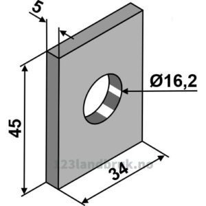 Shims Ø16,2 - Gaspardo, Maschio