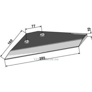 Vingeskjær Ny modell - 285mm - Venstre - Frost
