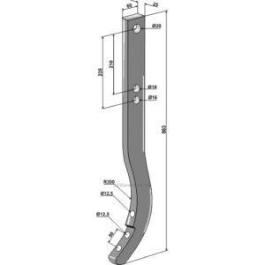 Stubharvtind - 863mm - Dal-Bo