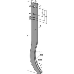 Stubharvtind - 875mm - Amazone, BBG