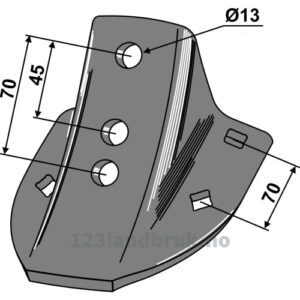 Skjærfot Becker - 8mm - Becker, Brix, Fortschritt, Kotte