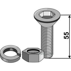 Umbraco - 10.9 - M12x1,75x55mm