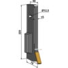 Fureløsner 15° - Hardmetall - Modell DMC - Amazone, BBG
