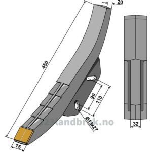 Skjær - Hardmetall - Gaspardo, Maschio