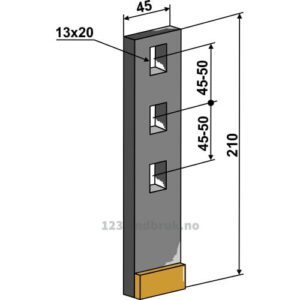 Spiss - Hardmetall - 10x10mm - Väderstad