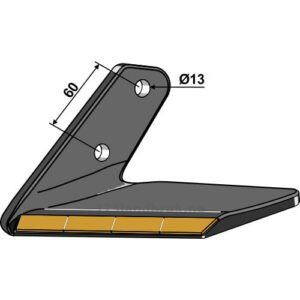 Vingeskjær Hardmetall - Venstre - Farmet