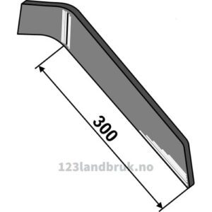 Sliteplate - 300mm - Venstre - Köckerling Vario