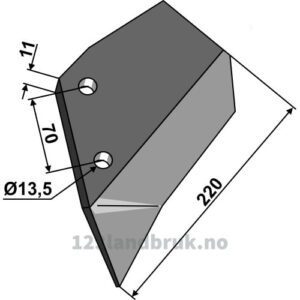 Vingeskjær - 220mm - Venstre - Dal-Bo