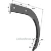 Tind 450mm - 450/755mm - Farmet Duolent, Farmet Triolent, Farmet Turbulent