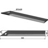 Toppkniv- 395x45x6mm - Moreau