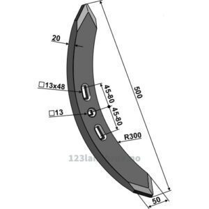 Kultivetor Spiss mm - 500mm