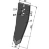 Kultivetor Spiss Skjær - 265x50x15mm - Väderstad