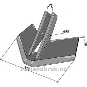 Vingeskjær - 310mm - Köckerling Topmix