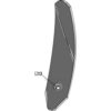 Ledeskinne / Fører - 80x8x420mm - Høyre - Köckerling Topmix