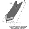 Kultivator Spiss Skjær - 285mm - Köckerling Topmix