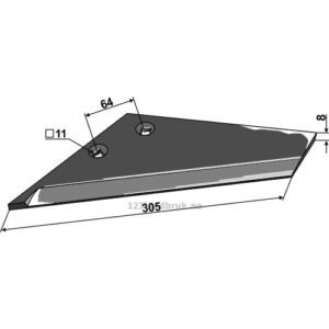 Vingeskjær - 305mm - Venstre - Bottmersdorf