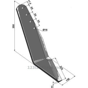 Subsoiler Skjær - Høyre - Lemken