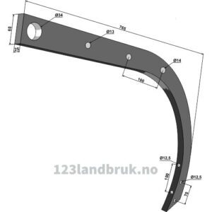 Tind Delta Flex - 765mm - Kongskilde
